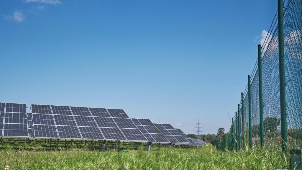 Una instalación de placas solares.