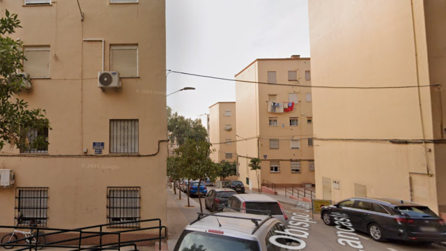 Barriada de las Flores, en Málaga.