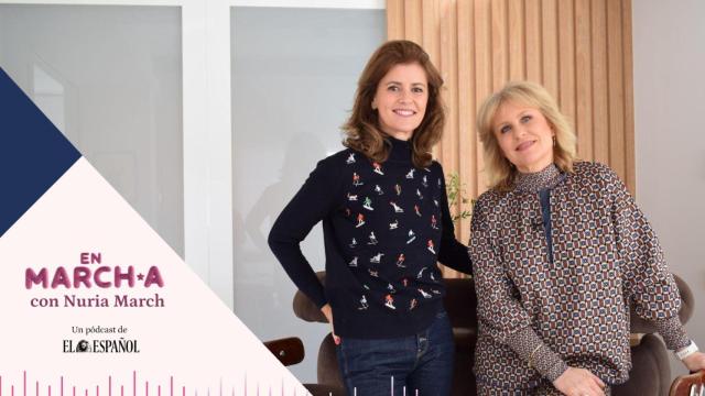 Nuria March, con María Rey como invitada en el nuevo episodio de su pódcast.