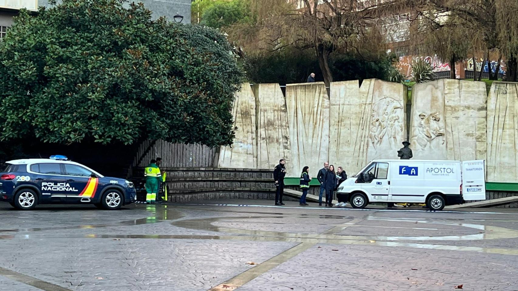 Hallan el cuerpo de una mujer de avanzada edad flotando en una fuente de A Coruña