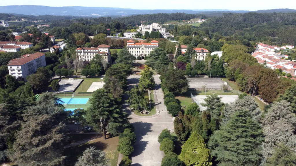 Parte de las instalaciones de la Universidad de Santiago de Compostela.