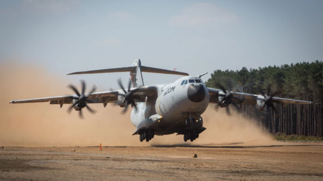 Uno de los A400M del Ejército del Aire.