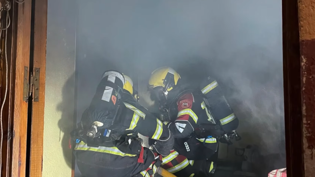 Intervención de los bomberos. Foto: CPEIS Toledo.