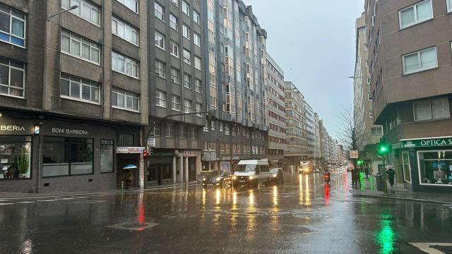 Lluvia en A Coruña