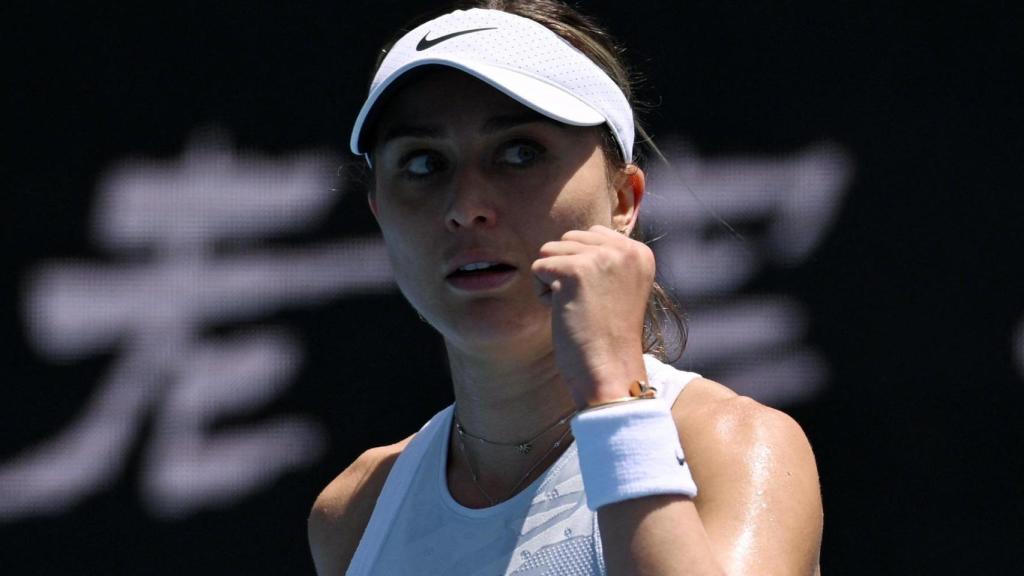 Paula Badosa, durante el Open de Australia