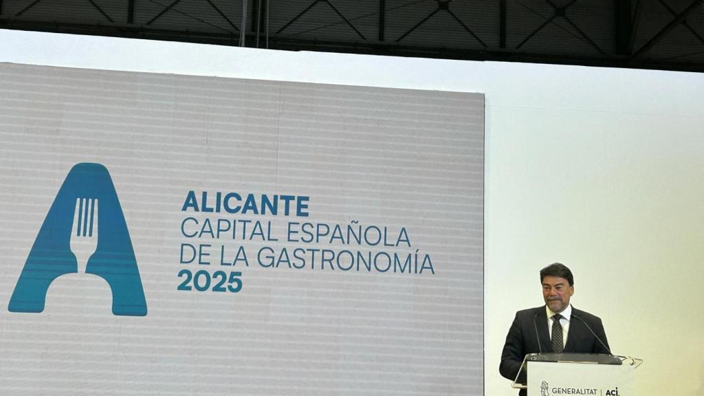 El alcalde Luis Barcala este miércoles en Fitur presenta la imagen de Capital Española de la Gastronomía.