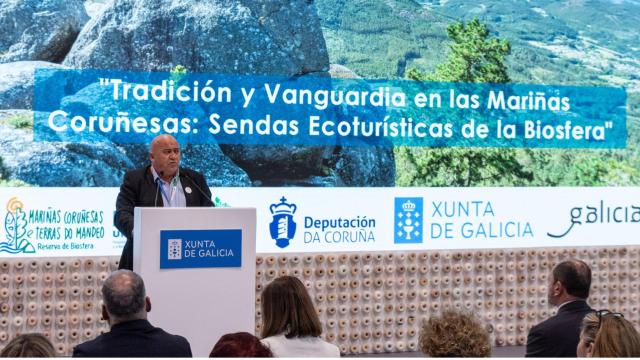 José Antonio Santiso durante la presentación en Fitur