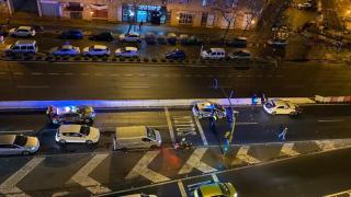 Uno de los accidentes registrados en la Ronda Urbana Norte en las últimas semanas.