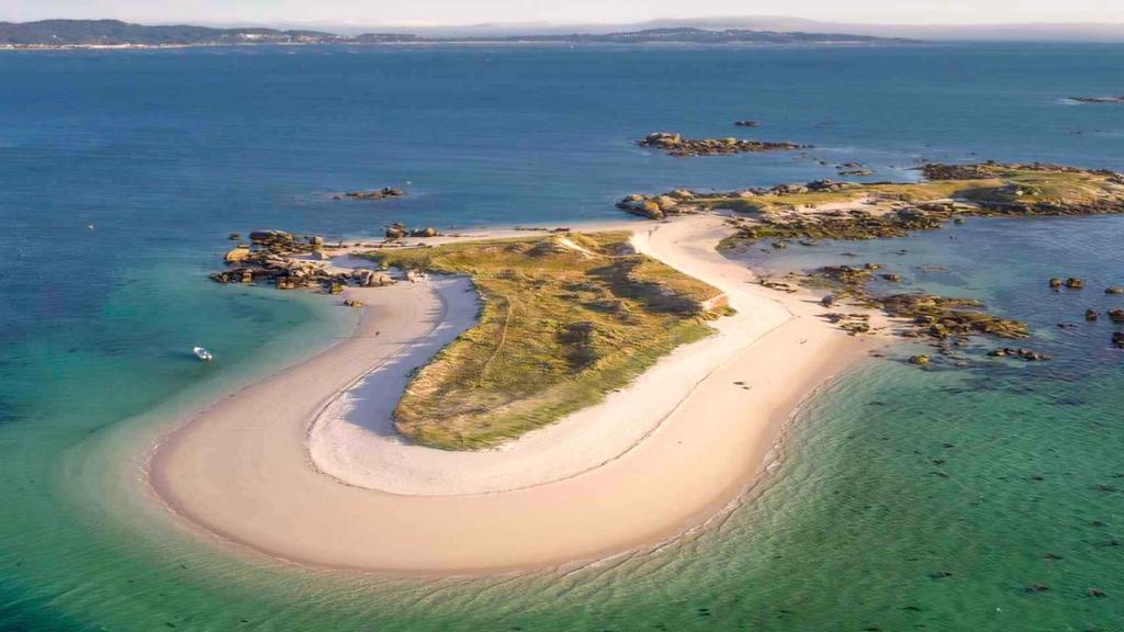 Islote do Areoso en la ría de Arousa