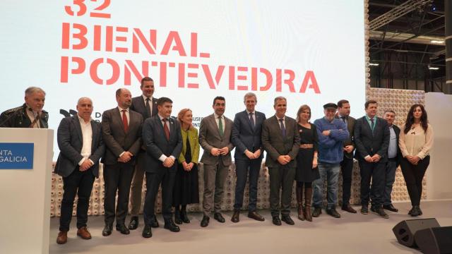 Presentación de la Bienal de Arte de Pontevedra en Fitur.