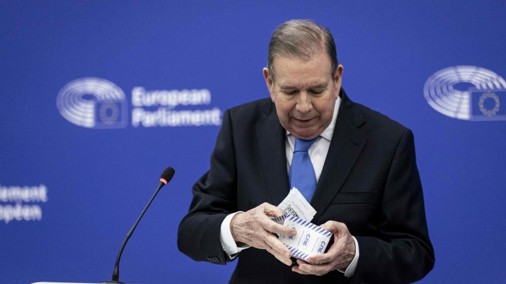 Edmundo González en una imagen de archivo en el Parlamento Europeo.