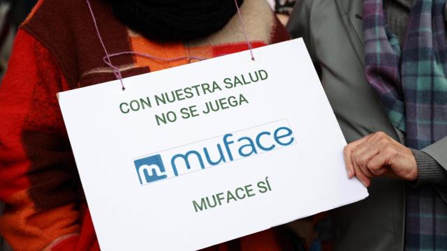 Los funcionarios se han concentrado el 22 de enero ante las sedes de Muface.