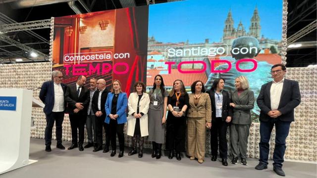 Presentación de la campaña turística del Concello de Santiago en Fitur.