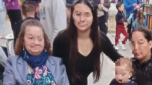 Alicia, la anciana asesinada en Torreagüera por su exyerno, Sebastián, junto a sus familiares.