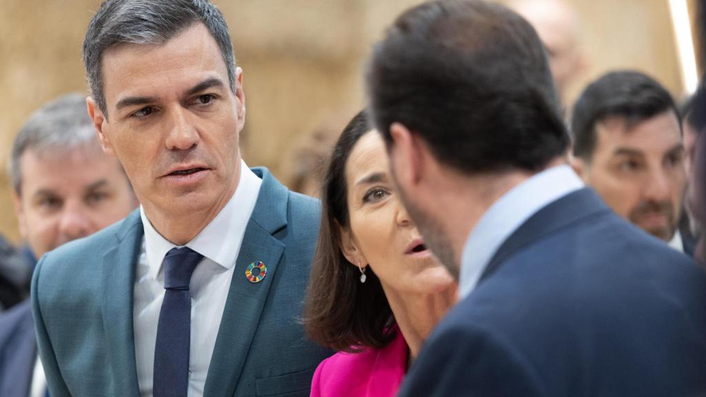 El presidente del Gobierno, Pedro Sánchez, este viernes en Fitur.