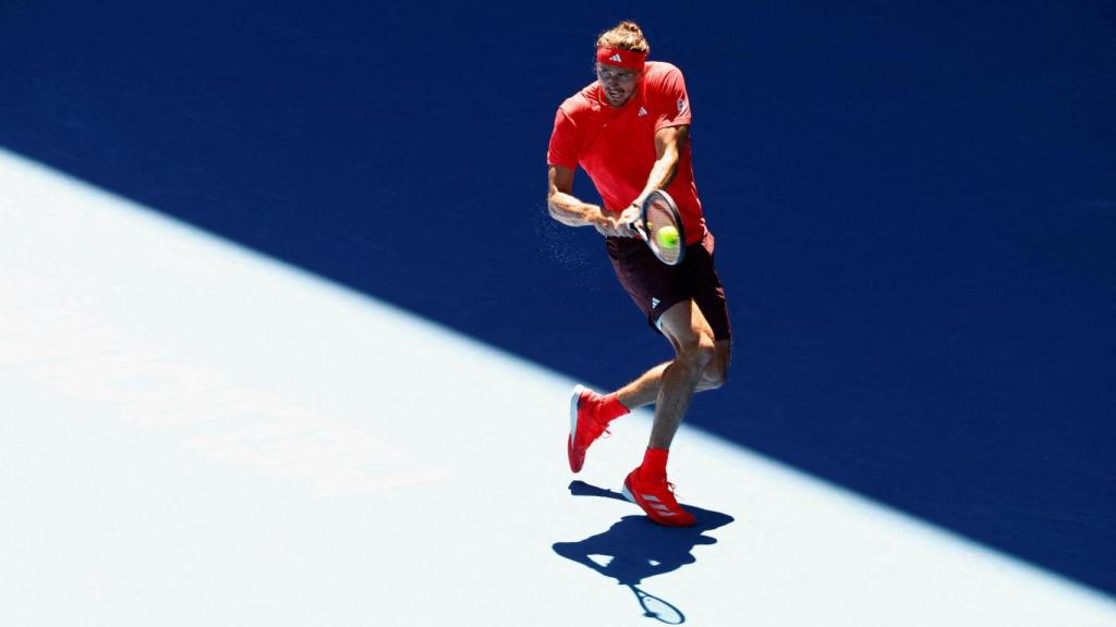 Alexander Zverev, en el Abierto de Australia 2025