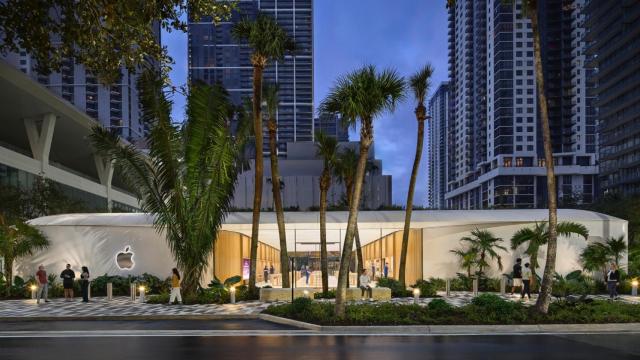 La tienda Apple Miami Worldcenter.