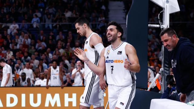 Facu Campazzo, con el Real Madrid de baloncesto