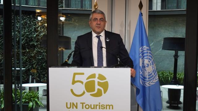 El secretario General de ONU Turismo, Zurab Pololikashvili.