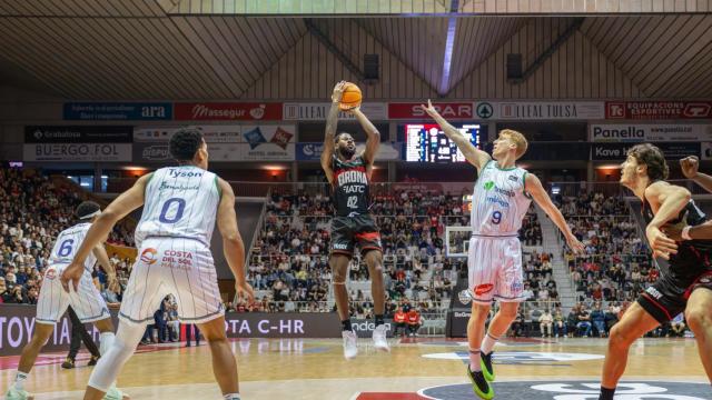 Aljami Durham durante el Bàsques Girona vs. Unicaja