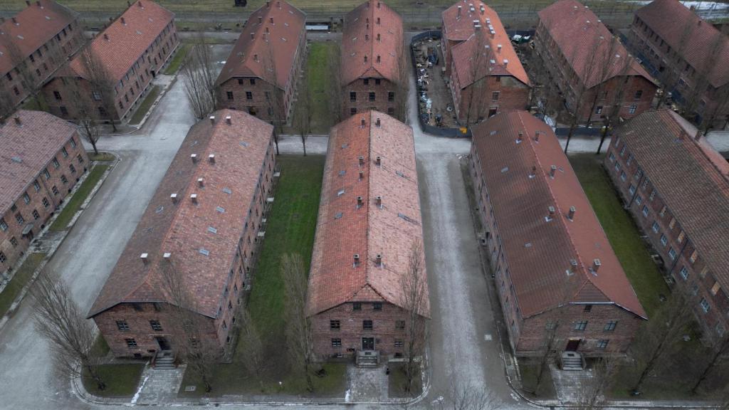 Imagen aérea de Auschwitz