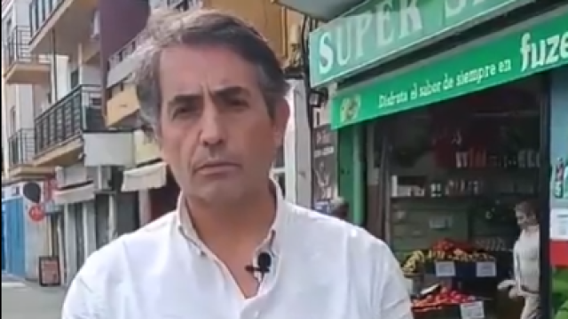 El parlamentario Antonio Saldaña en el vídeo viral sobre el 'decreto ómnibus'.