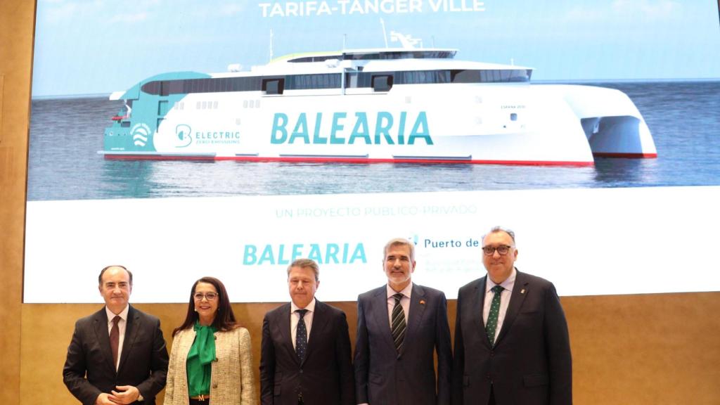 Presentación de los barcos eléctricos en Fitur 2025.