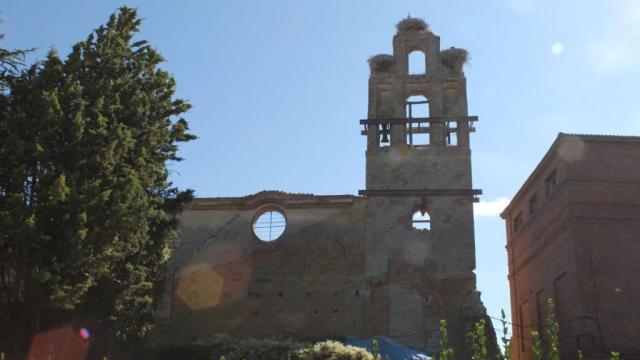 El convento de San Francisco en el municipio palentino de Carrión de los Condes