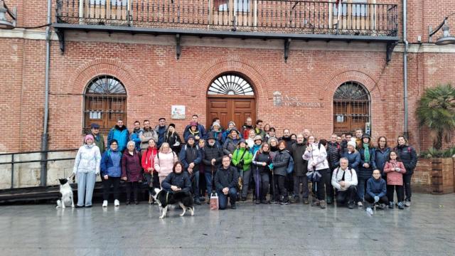 La ruta senderista solidaria en Boecillo se convierte en todo un éxito