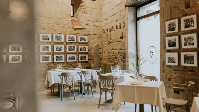 El comedor del restaurante.