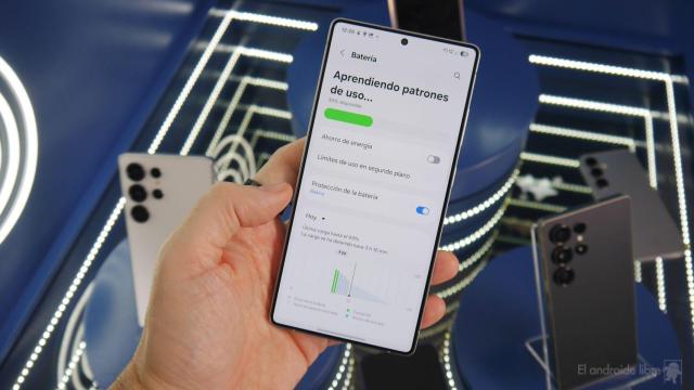 Interfaz de batería de un Samsung Galaxy S25 Ultra