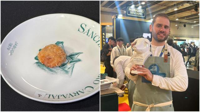 Áxel Smyth, de Simpar, gana el Campeonato a la Mejor Croqueta de Jamón