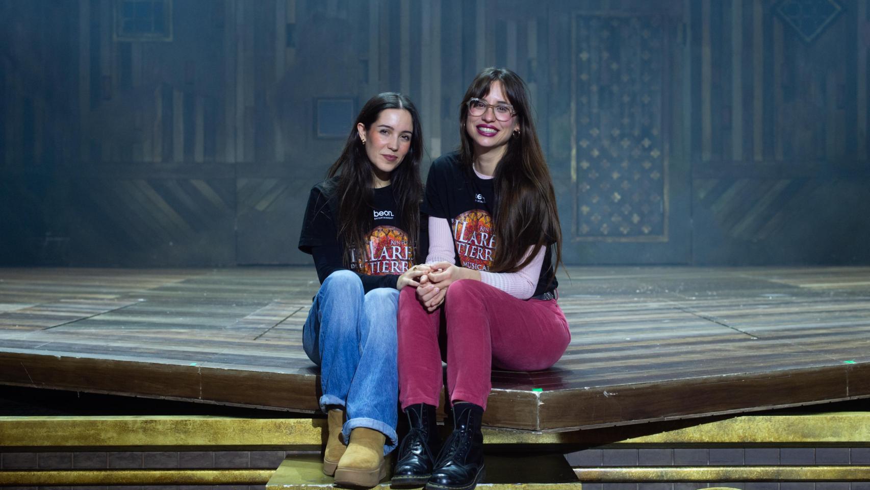 Cristina Picos y Teresa Ferrer, protagonistas de los Pilares de la Tierra El Musical