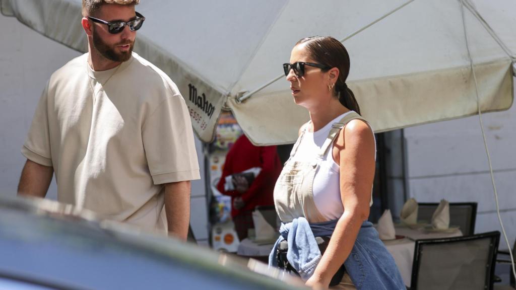 Anabel y David, en una fotografía tomada en Madrid, en mayo de 2024.