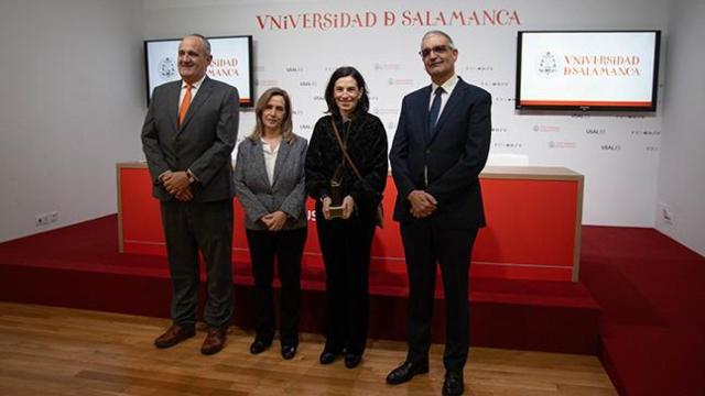 La investigadora Marta M. Alonso del Centro de Investigación Médica de la Universidad de Navarra, integrado en el Cancer Center Clínica Universidad de Navarra, ha recibido hoy el XIV Premio Nacional de Investigación en Cáncer Doctores Diz Pintado