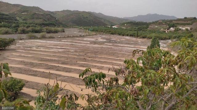 Campo anegado durante la dana de octubre de 2024. Foto: Europa Press