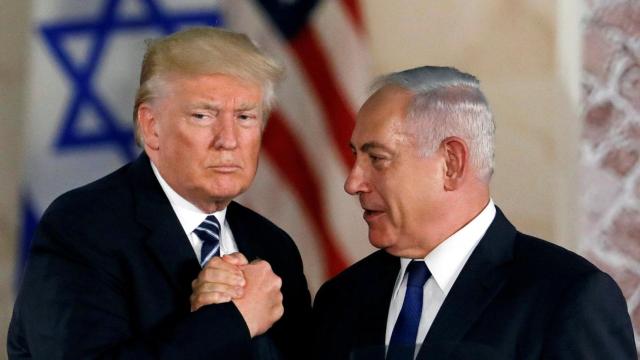 El presidente estadounidense Donald Trump y el primer ministro israelí Benjamin Netanyahu en una imagen de archivo.