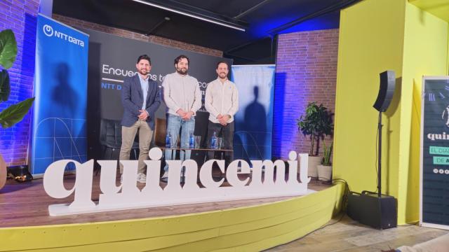 Encuentro Quincemil y NTT Data sobre realidad aumentada.