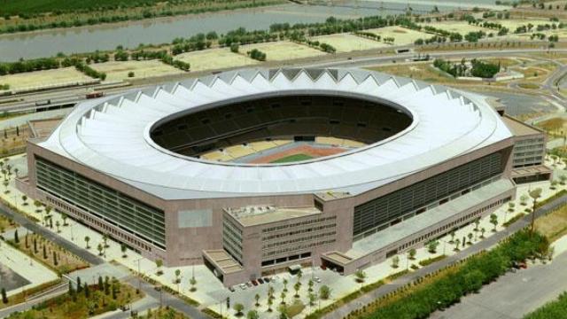 Los narcos llegaron a la altura del estadio de La Cartuja.