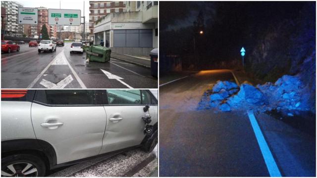 Desprendimientos, caída de alumbrado y daños materiales: Vigo registra 67 indecencias por el temporal