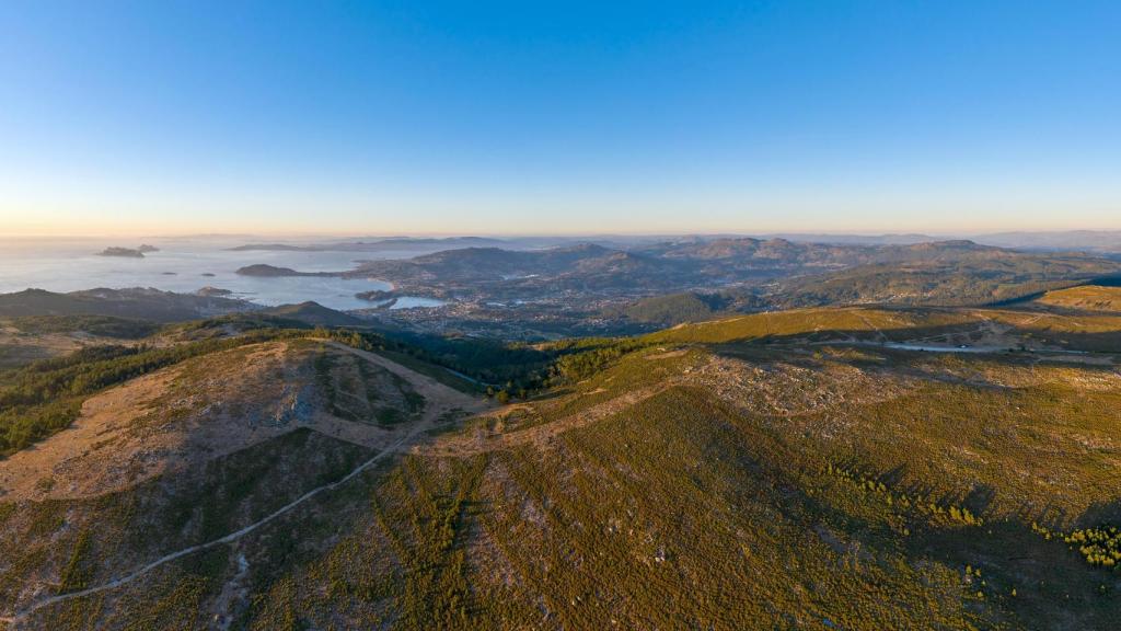 Panorámica de la Serra da Groba