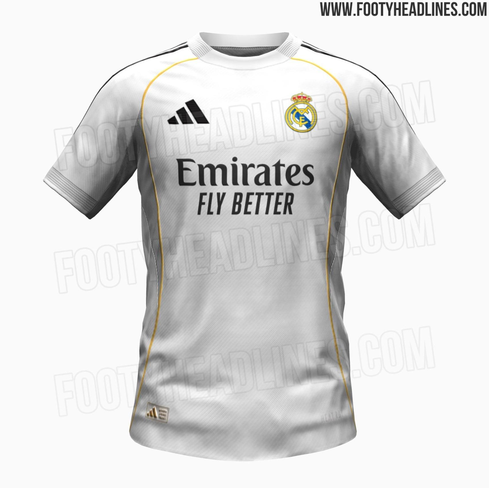 Posible primera equipación del Real Madrid en la temporada 2025/26