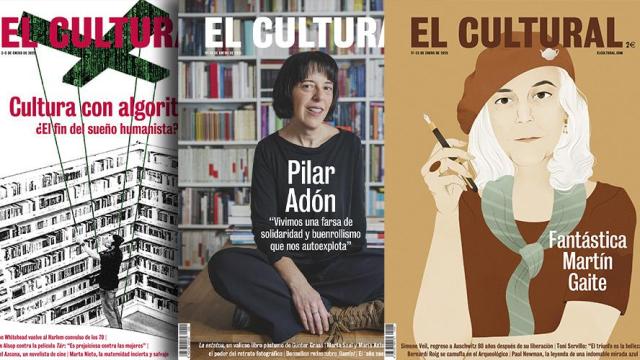 Algunos de los últimos números de la revista El Cultural