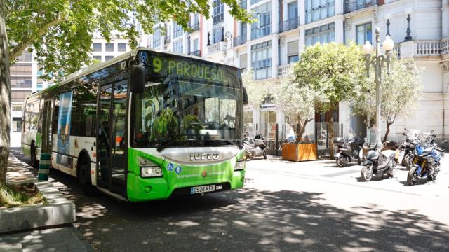 Imagen de un autobús de Auvasa en Valladolid