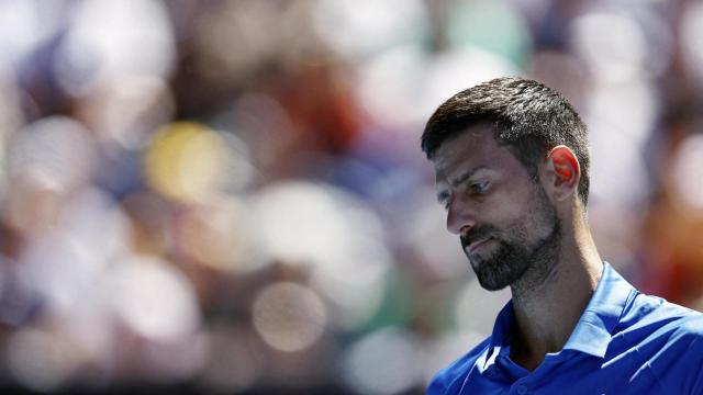 Novak Djokovic, en el Open de Australia