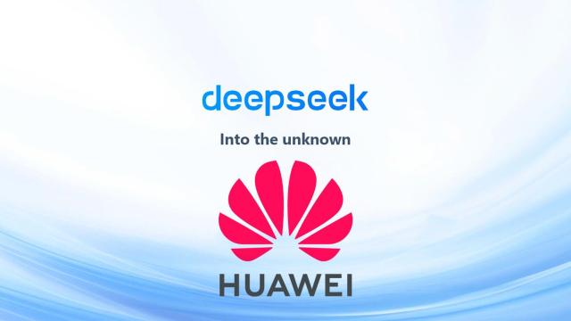 Fotomontaje de DeepSeek y Huawei