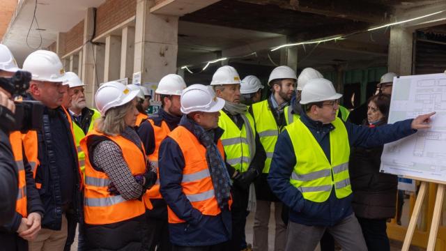 Visita a las obras del nuevo campus de la UAH en Guadalajara.