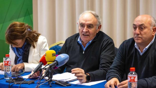 José María Fresneda, presidente de Asaja Castilla-La Mancha, en rueda de prensa.