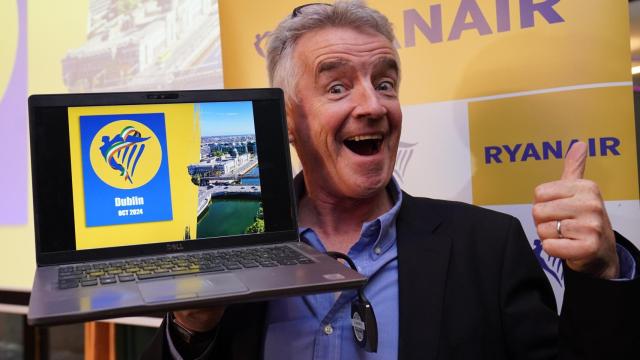 El fundador y presidente de Ryanair, Michael O'Leary.