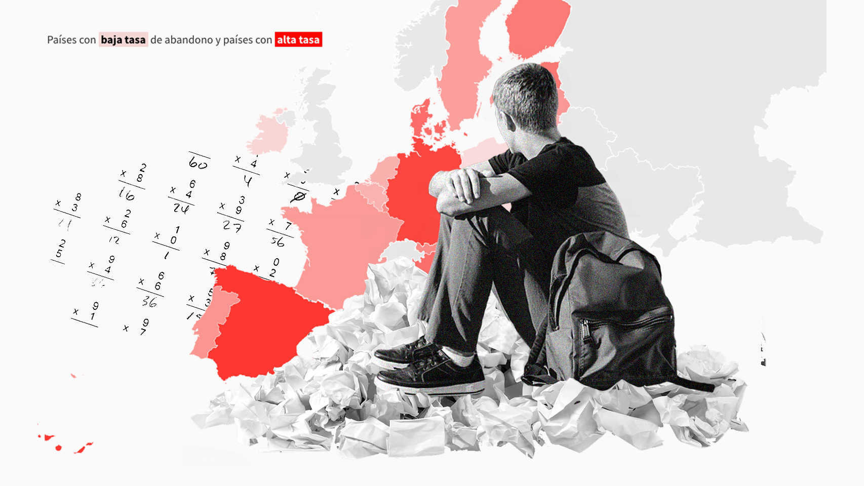 España es el segundo país de la UE con más abandono escolar pese a registrar su mínimo histórico: está tras Rumanía